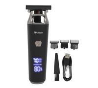 Tondeuse à cheveux, écran LCD, recharge USB, portable, moteur puissant, silencieux, tondeuse électrique pour le salon de coiffure