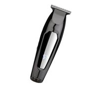 Tondeuse à Cheveux Électrique à Affichage Led, Coupeur Noir | Rechargeable, Réglage Fin et Design Ergonomique, Guide Peigne Inclus, Voyage et Déplacement Professionnels