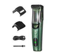 Tondeuse à cheveux électrique antirouille en acier inoxydable avec poignée antidérapante ergonomique adaptée pour une coupe précise à la maison avec aspiration automatique