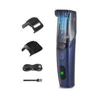 Tondeuse à cheveux électrique antirouille en acier inoxydable avec poignée antidérapante ergonomique adaptée pour une coupe précise à la maison avec aspiration automatique