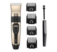 Tondeuse à cheveux électrique en forme de R sans danger avec peignes de positionnement à faible bruit pour adultes