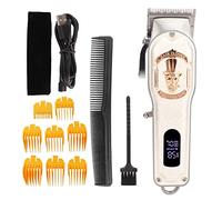 Tondeuse à cheveux électrique multifonction en acier inoxydable haute puissance rechargeable pour salon à domicile