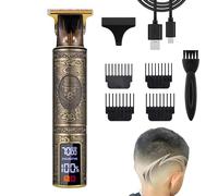 Tondeuse à cheveux électrique pour homme - Rasoir corporel professionnel sans fil rechargeable | Équipement de préparation pour homme du rasoir électrique de la vitesse de la pa
