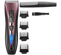 Tondeuse à cheveux électrique sans fil - Peigne guide réglable tout-en-un à la maison Machine de coupe de cheveux Outils de coupe de cheveux Kit de toilettage pour homme
