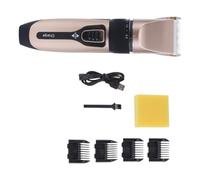 Tondeuse à Cheveux Électrique USB 1200mah 3, 7v 3w pour Maison | Salon et Barbier, Plastique Céramique, Charge 3h, Quatre Peignes, Brosse, Câble USB