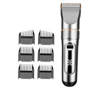 Tondeuse à Cheveux en Titane et Céramique 3,7 V Rechargeable Électrique | Design Ergonomique, Utilisation Fil, pour Barbe, Garçon et Filles et Coupe Maison, Peigne et Ciseaux