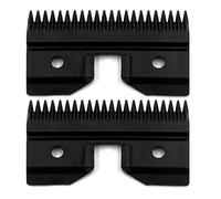 Tondeuse À Cheveux Noire Détachable For Chien, Avec Lames En Acier Inoxydable, Compatible Avec Andis, Oster A5 Et Wahl, Séries KM10. Pièces Détachées For Tondeuses À Cheveux(2pcs Ceramic Blade)
