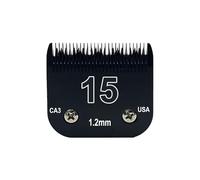 Tondeuse À Cheveux Noire Détachable For Chien, Avec Lames En Acier Inoxydable, Compatible Avec Andis, Oster A5 Et Wahl, Séries KM10. Pièces Détachées For Tondeuses À Cheveux(15-1.2mm)
