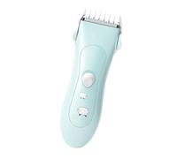 Tondeuse à Cheveux pour Bébé Rechargeable Silencieuse, Céramique Bleue | Usage Maison et Salon, Nettoyage Facile, Lavable, pour Cheveux, Format Compact, Coupe Précise