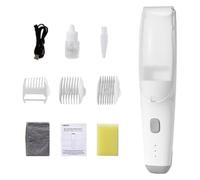 Tondeuse à cheveux pour bébé, tondeuse à cheveux sous vide rechargeable par USB, machine de coupe de cheveux sans fil avec 3 peignes de guidage, coupe de cheveux rechargeable par USB