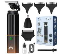 Tondeuse à cheveux pour homme, tondeuse 3 en 1, tondeuse multifonction et rasoir électrique avec recharge de type C, kit de toilettage pour homme, barbe, corps, visage, nez, oreilles, cadeaux pour