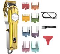 Tondeuse à Cheveux pour Hommes Tondeuse à Cheveux pour Hommes Sans Fil Barbe Tondeuse à Cheveux Machine Professionnel Rechargeable Silencieux