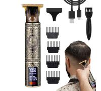 Tondeuse À Cheveux Pour Hommes, Tondeuse À Cheveux | Rasoir Pour Le Corps, Tondeuses De Professionnelles, Toiletteur,Rasoir Électrique À 3 Vitesses Avec Écran LCD De Chargement USB Pour Cheveu