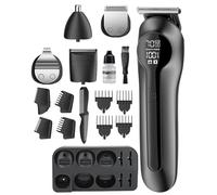 Tondeuse à cheveux professionnelle 6 en 1, traitement des poils du nez, machine à raser tout le corps, poussée électrique multifonction