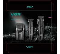 Tondeuse à cheveux Professionnelle 9000 tr/min Tondeuse à cheveux Sans fil Machine de Tondeuse pour homme V-640 S3 S3 black