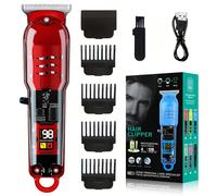 Tondeuse à cheveux professionnelle avec écran LED Red