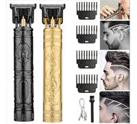 Tondeuse à cheveux professionnelle en métal pour hommes, machine à couper les cheveux, tondeuse de barbier aste, machine à couper les cheveux, mise en œuvre 060-BlackDragon