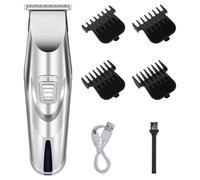 Tondeuse à cheveux professionnelle pour homme - Tondeuse de barbier et tondeuse zéro espace avec 4 peignes de limite (1,5/3/4,5/6 mm), machine de coupe de cheveux sans fil pour la sculpture de cheveux