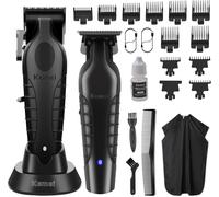 Tondeuse à cheveux professionnelle sans fil pour homme avec écran LED, 11 peignes de guidage