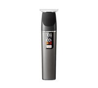 Tondeuse à cheveux professionnelle sans fil pour homme avec écran LED et 3 peignes de limite électrique pour barbe, kit de toilettage pour homme, femme, barbier et enfants (gris)