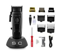 Tondeuse à cheveux professionnelle Stylecraft Saber 2.0 | Clipper sans fil avec moteur sans balais EON | Lame DLC Echo | Recharge USB-C | Coque magnétique amovible | Corps en métal | Zero Gap Fade