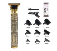Tondeuse à cheveux professionnelle T9,corps en métal,lame en acier inoxydable,tondeuse à barbe pour hommes,Machine Buddha 1-21