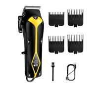 Tondeuse à cheveux - Rasoir électrique de 17 cm, tondeuse USB-C 1500 mAh, toiletteur étanche IPX5 | Affichage LED avec 4 réglages de précision, kit de coupe de cheveux sans fil pour homme, utilisation