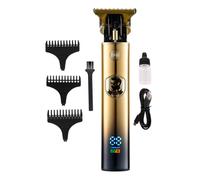 Tondeuse à Cheveux Rechargeable 5 W en Alliage de Titane pour Hommes | Autonomie de Deux Heures, Charge USB en Trois Heures, Contrôle de Longueur, Adaptée aux Débutants, Garçon Fille et Contours