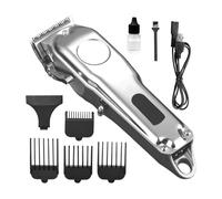 Tondeuse à cheveux rechargeable par USB - Avec 4 peignes de guidage pour la coupe des cheveux chez les hommes, convient pour les, les animaux domestiques, le père, le mari, le petit ami, la