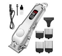 Tondeuse à cheveux rechargeable par USB, avec 4 peignes guide pour la coupe de cheveux sans fil | Utilisation à la maison, voyage, toilettage tête moustache animaux mari et