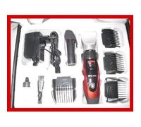 Tondeuse à cheveux - SURKER - Professionnelle Titane Céramique - Sans fil - 2 batteries - Réglable 0,8-2 mm