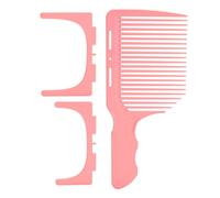 Tondeuse à ciseaux sur peigne Barber Coupe de cheveux Peigne plat Top Clippers Peigne DIY Cheveux Maison Guide de coupe pour hommes Coiffure