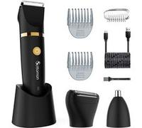 Tondeuse à Corps/Barbe/Nez-Oreilles SURKER Pour Hommes Étanche 3 en 1 G