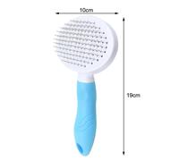 Tondeuse à épiler automatique pour chat, accessoire de nettoyage des poils d'animaux, peigne à aiguille en acier inoxydable, un bouton