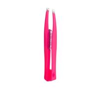 Tondeuse À Épiler Professionnelle Avec Brosse,Pince À Épiler Haute Précision,Pince À Épiler Pour Le Retrait De La Barbe,Pince À Greffer Les Cils,2/3 En 1,1pc - Type Rose Red 2
