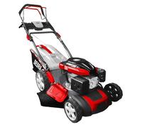 Tondeuse à essence - DEDRA - Entraînement - 51 cm - 3,6 kW - 196 cc - Hauteur de coupe 25-75 mm - Capacité panier 60 L