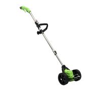 Tondeuse à Gazon, 200W Débroussailleuses avec 2 Roues, Coupe-Herbe sans Fil avec 3 Cellules 1300mAh Li-ION Battery, pour à l'élagage des Jardins, à la Tonte des pelouses (Vert)