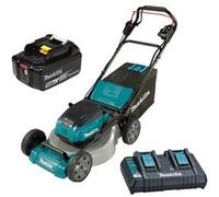 Makita Tondeuse à gazon sans fil DLM465PT4 46 cm 2 x 18 V 4 x 5.0 Ah Li-Ion