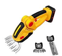 Tondeuse à gazon 36 V, coupe efficace de 230 W, taille-haie portable avec batterie au lithium de 3000 mAh, tête de travail réglable à 90°, pour jardin, pelouse, cour