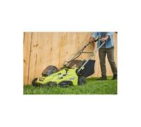 Tondeuse a Gazon sur batterie brushless RYOBI RLM36X46H50PG 36V coupe 46 cm Ramassage