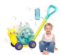 Tondeuse à Gazon à Bulles | Jouets électriques à Pousser pour souffleur de Bulles,Machine à en Forme d'escargot, Trotteur d'activité pour bébés pour Cadeaux d'anniversaire et Jeux de fête pour