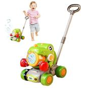 Tondeuse à Gazon à Bulles - Machine à Bulles d'extérieur, Jouet de Divertissement Dinosaure | pour d'âge préscolaire, garçons et Filles à partir de 3 Ans, Voyage, Maison, Jardin, école, Jeu de