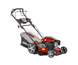 Tondeuse à Gazon à Essence 2,9 KW Garden DEDRA, LONCIN 166 CCM - Largeur de Coupe 46 cm - Réglage Central de la Hauteur de Coupe (8 Niveaux) - Transmission GT - 31 kg