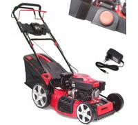 Tondeuse à gazon à essence 51cm E-Start Tondeuse à roues motrices Batterie Démarrage électrique 55828