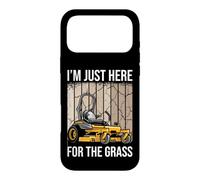 Tondeuse à Gazon Amusante I'm Just Here for The Grass Coque pour iPhone 17 Pro Max