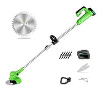 Tondeuse à Gazon autoportée réglable - 600 W, électrique, Rechargeable, idéale pour la Maison et Les Petits Jardins