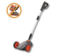 FUXTEC Tondeuse sans Fil FX-E1RMEH20 - sans Batterie/Chargeur - 22 cm de Coupe - légère, compacte, 3 hauteurs, 6000 TR/Min - idéale pour Petits Jardins Jusqu’à 300 m²