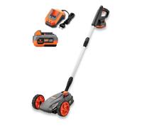 FUXTEC Tondeuse sans Fil FX-E1RMEH20 - avec Batterie 20 V 4Ah et Chargeur - 22 cm de Coupe - légère, compacte, 3 hauteurs, 6000 TR/Min - idéale Petits Jardins = 100 m²