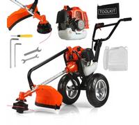 Tondeuse à gazon DEMON | Moteur 2 temps | Refroidissement par air | 1,9 CV | Vitesse de rotation maximale de 9 500 tr/min | Gamme de coupe des fils : 42 cm