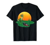 Tondeuse à Gazon Dinosaure drôle Travail de Jardin T Rex T-Shirt